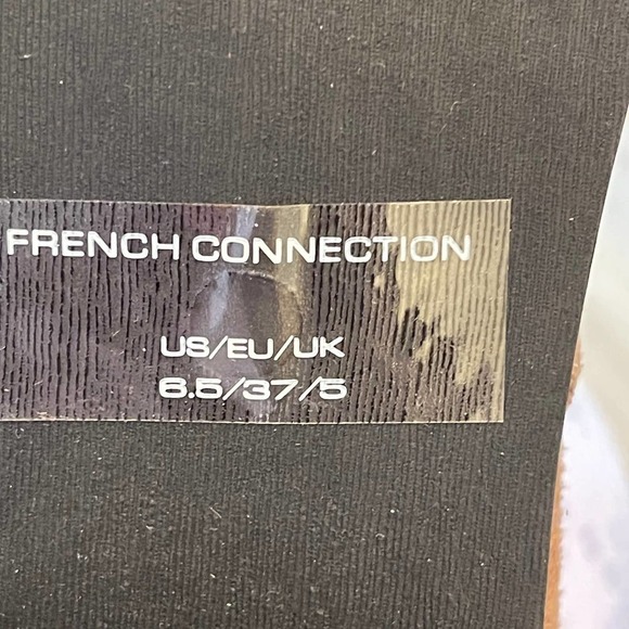 French Connection Jasper Lace-up Over The Knee Boots Brown Women's Size 6.5 - Picture 9 of 10